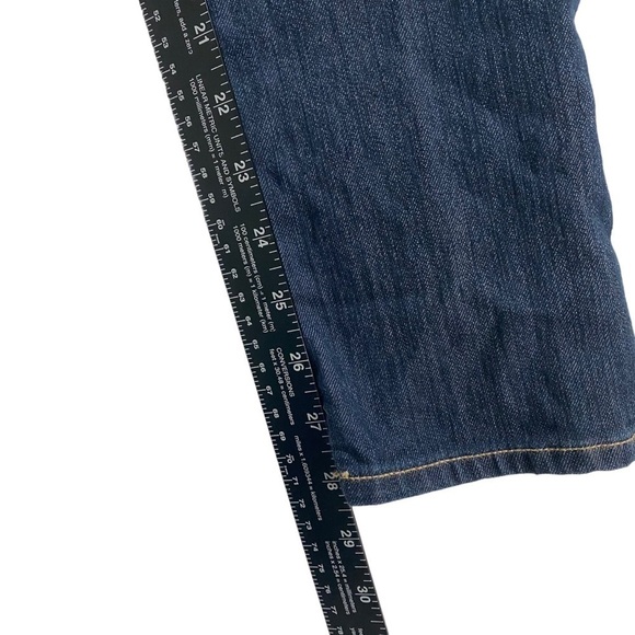 Paige Kylie Crop Dark Blue Jeans Size 25 - Picture 8 of 11